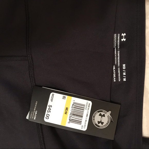 BNWT UNDER ARMOR 7/8 LEGGINGS W/ POCKET - Picture 5 of 5